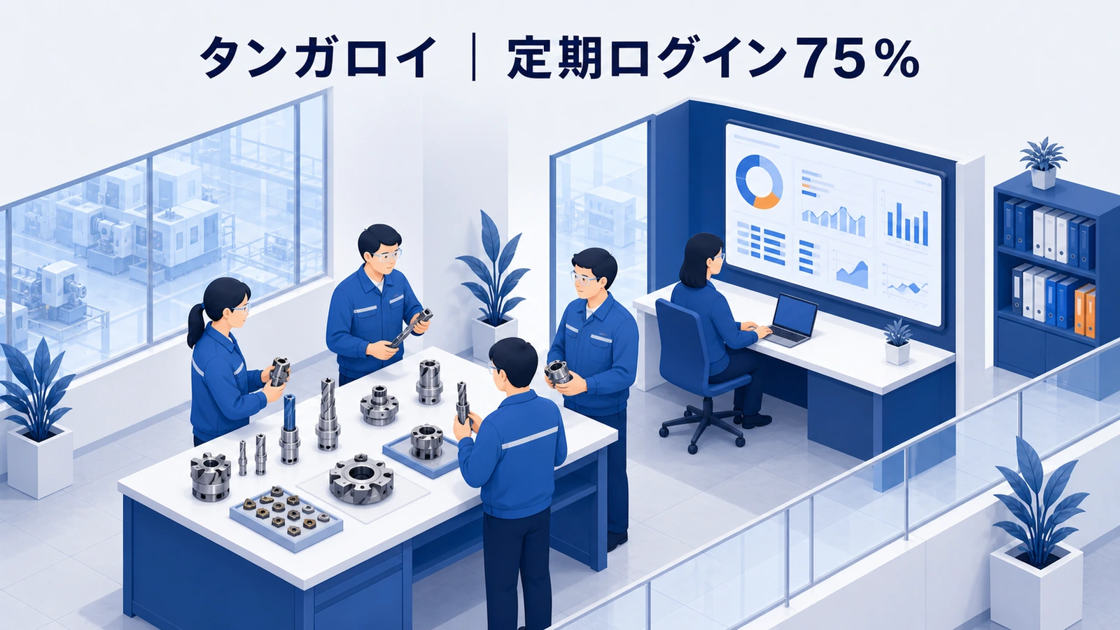 タンガロイが切削技術者の専門知識交換を促したBtoBコミュニティ事例イメージ