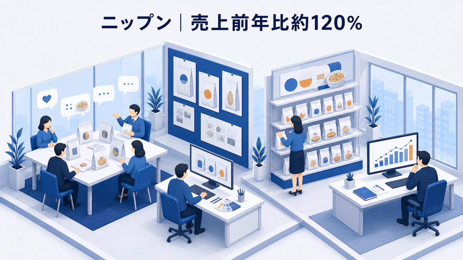 ニップンがコミュニティの声から店頭POPを改善し売上へつなげた事例イメージ