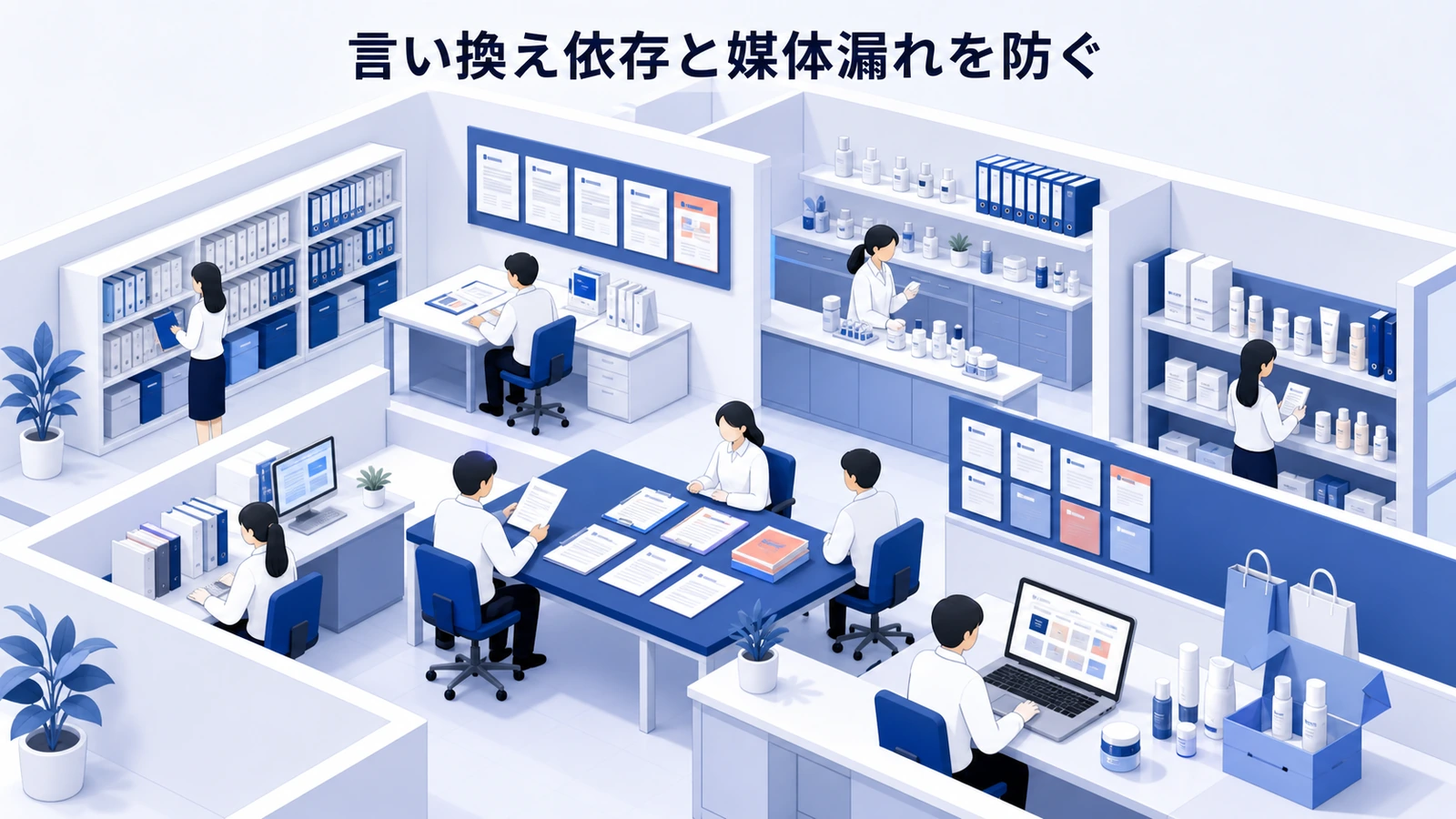 言い換え依存と媒体漏れを防ぐ