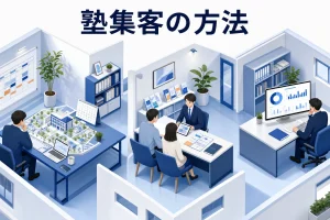 塾集客の方法|手段の役割分担と着手する順番の決め方