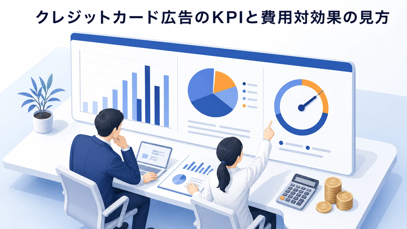 クレジットカード広告のKPIと費用対効果の見方