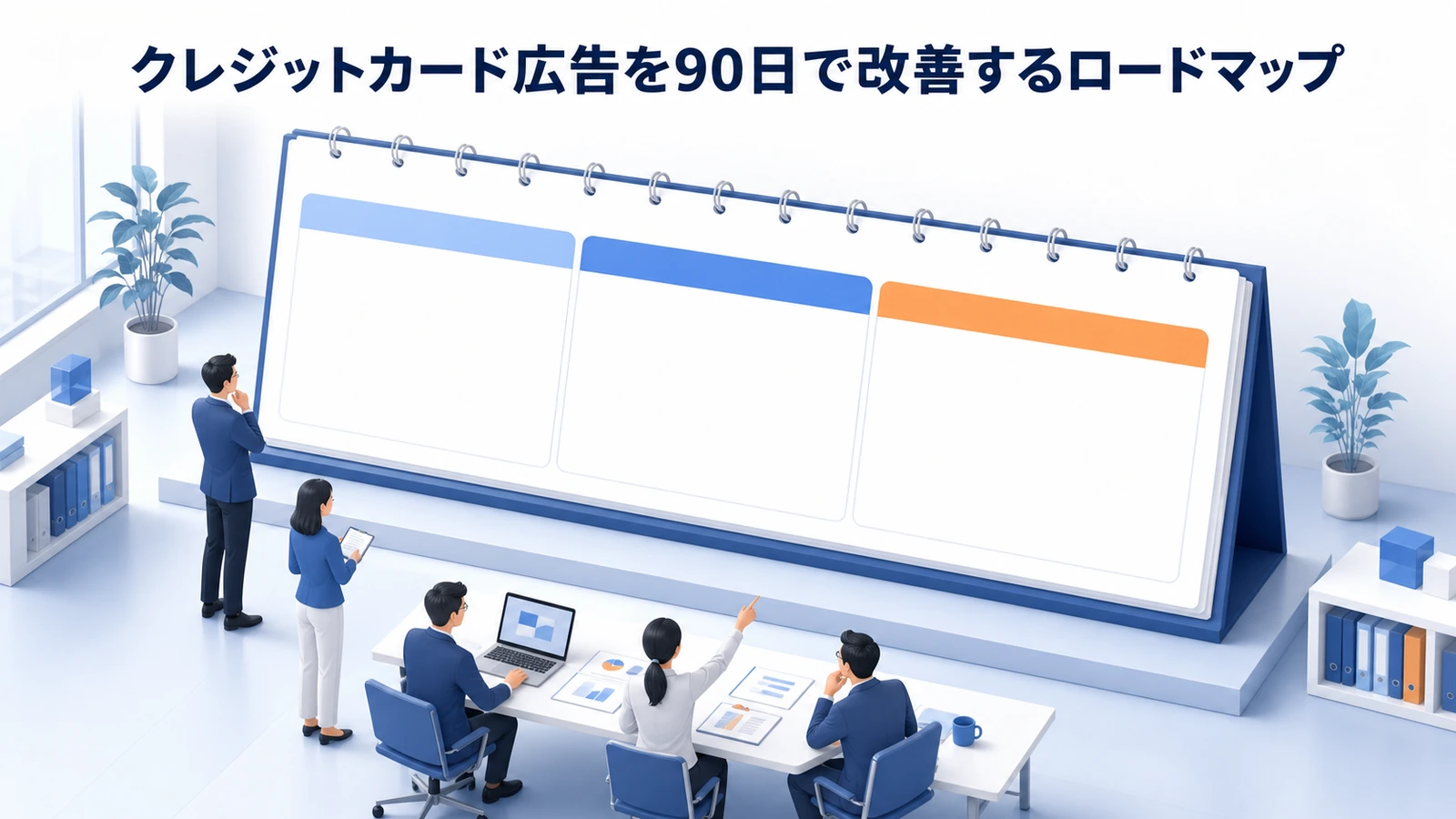クレジットカード広告を90日で改善するロードマップ