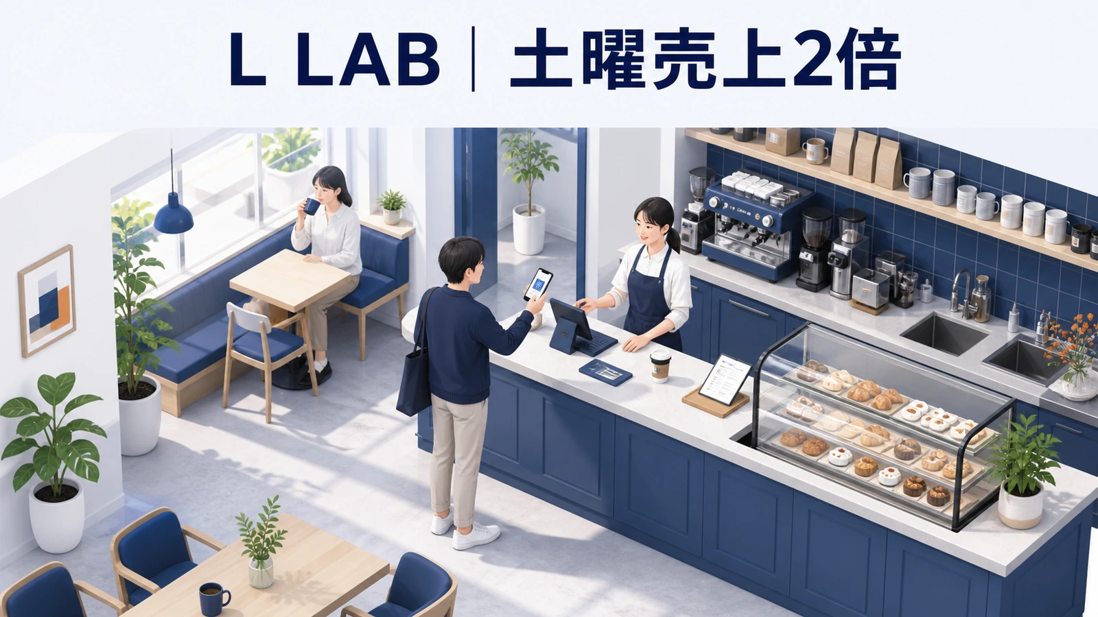 曜日別クーポンで土曜日の売上を2倍にしたL LABの再来店集客事例