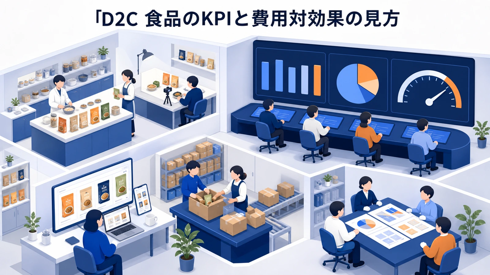 D2C 食品のKPIと費用対効果の見方