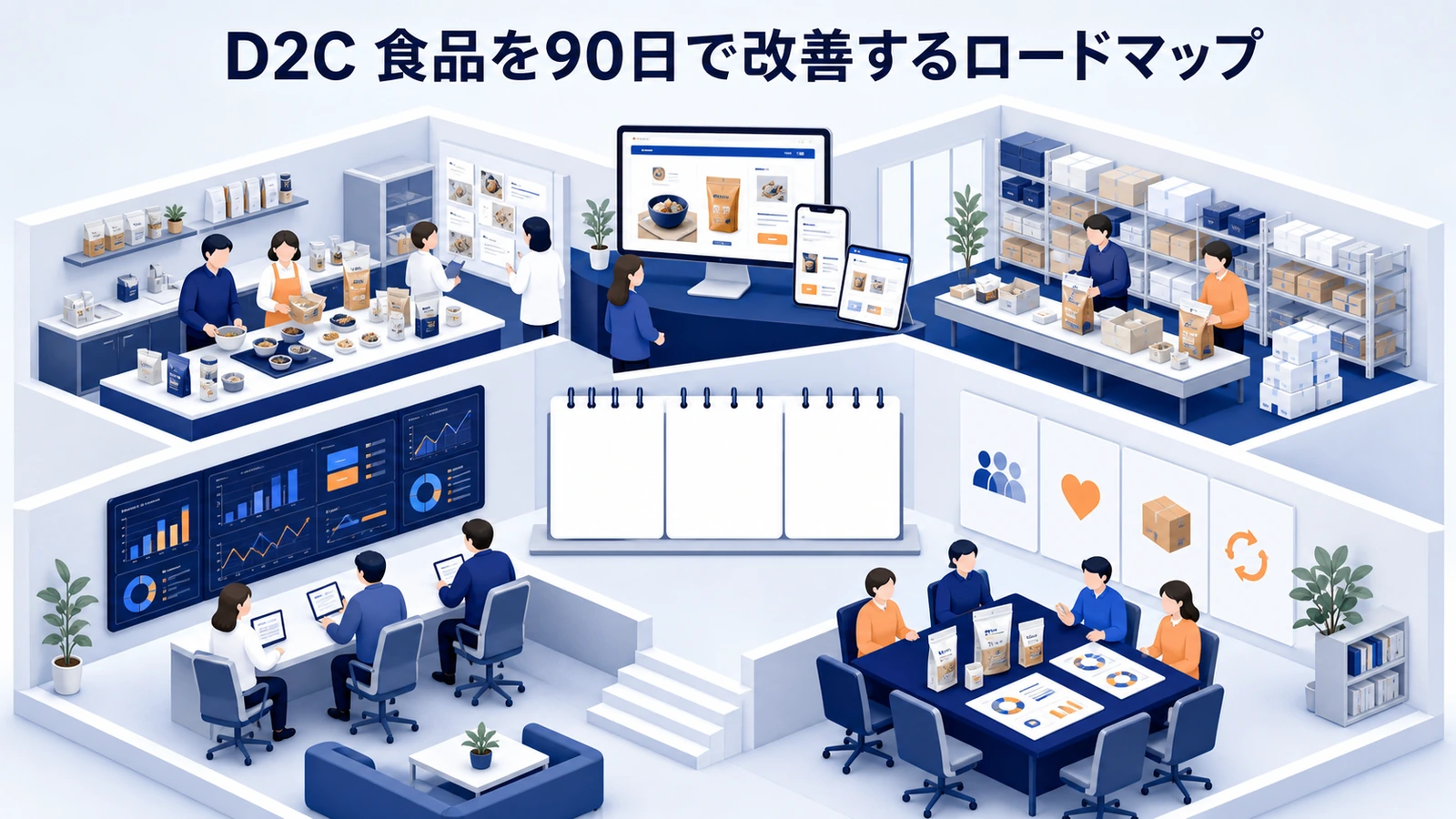 D2C 食品を90日で改善するロードマップ