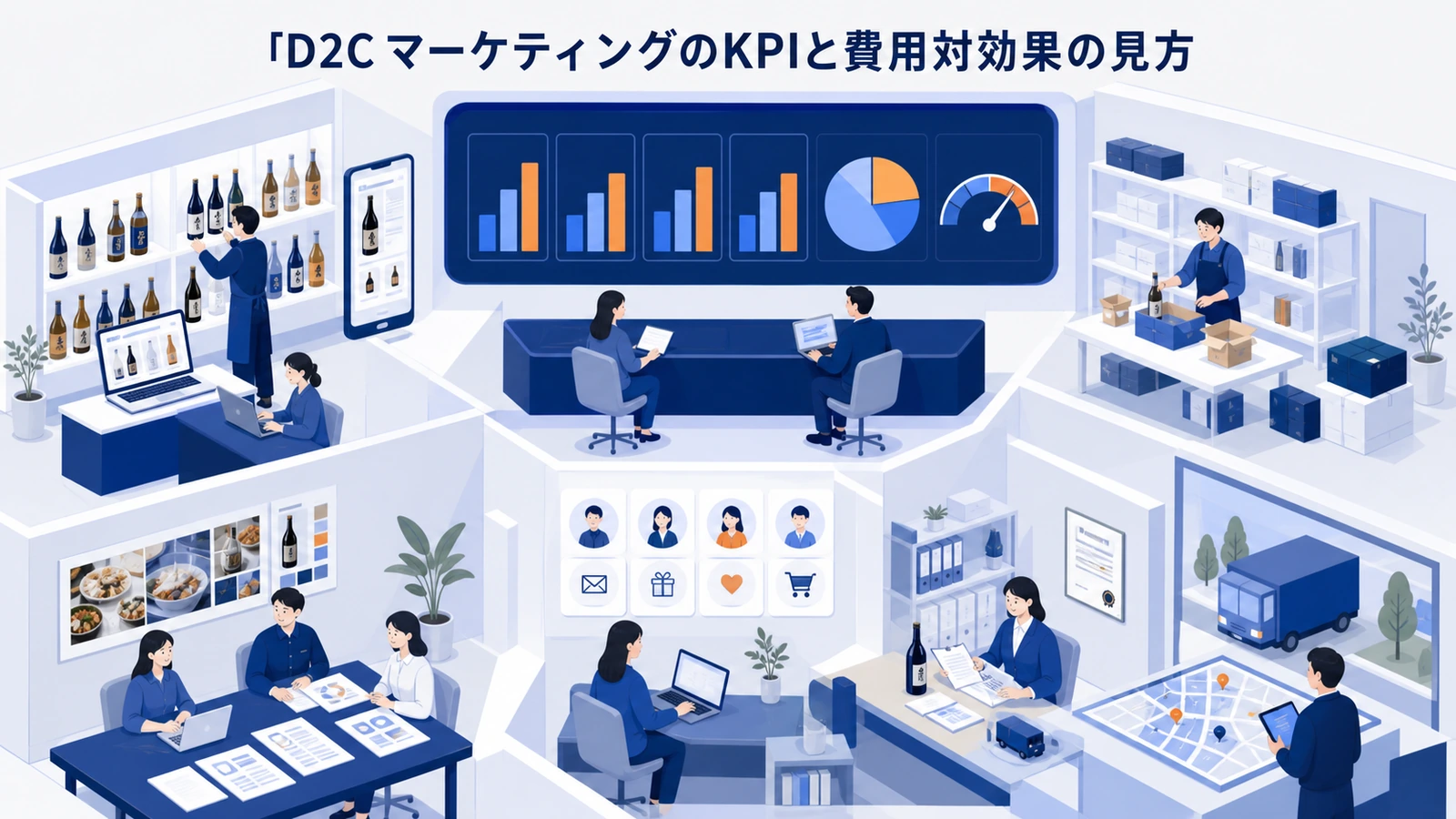 D2C マーケティングのKPIと費用対効果の見方