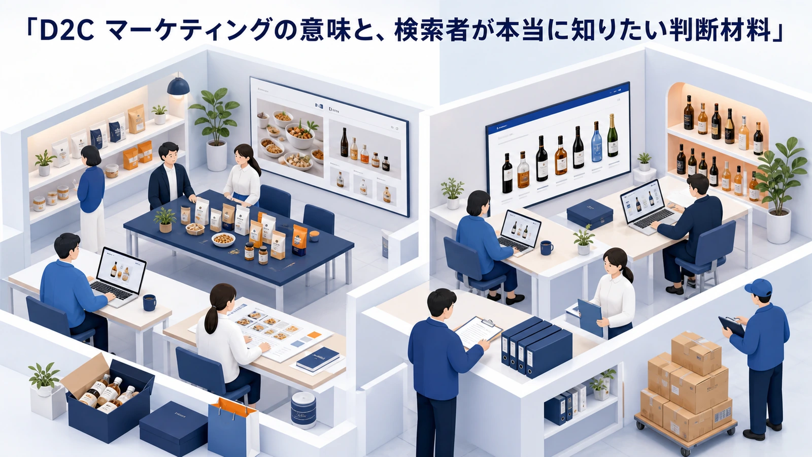 D2C マーケティングの意味と、検索者が本当に知りたい判断材料