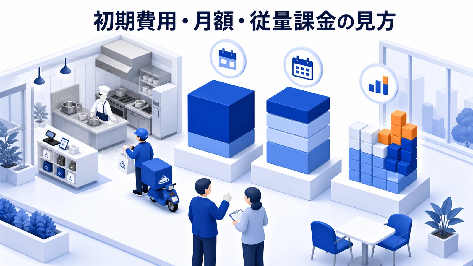 初期費用・月額・従量課金の見方