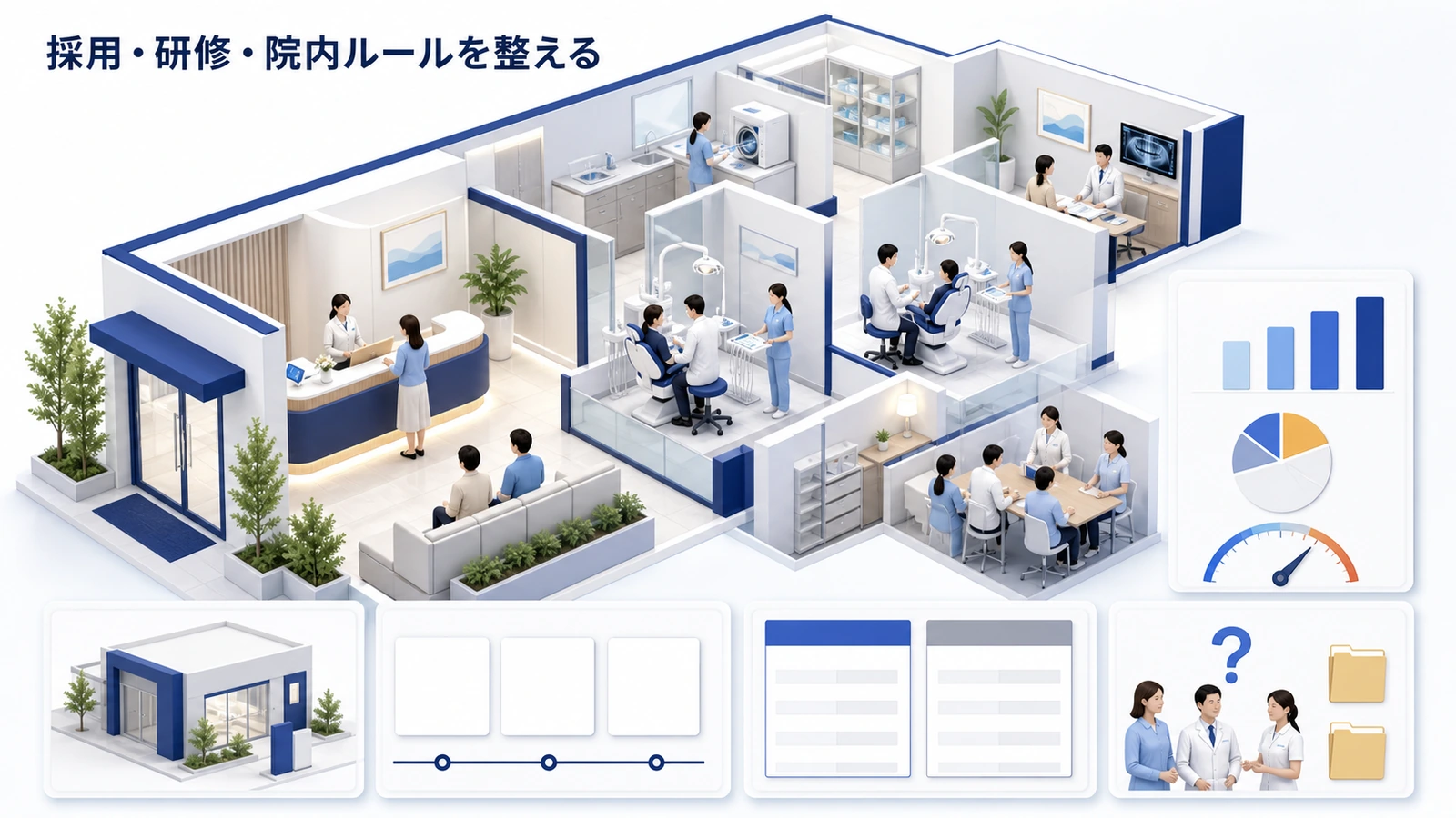 採用・研修・院内ルールを整える
