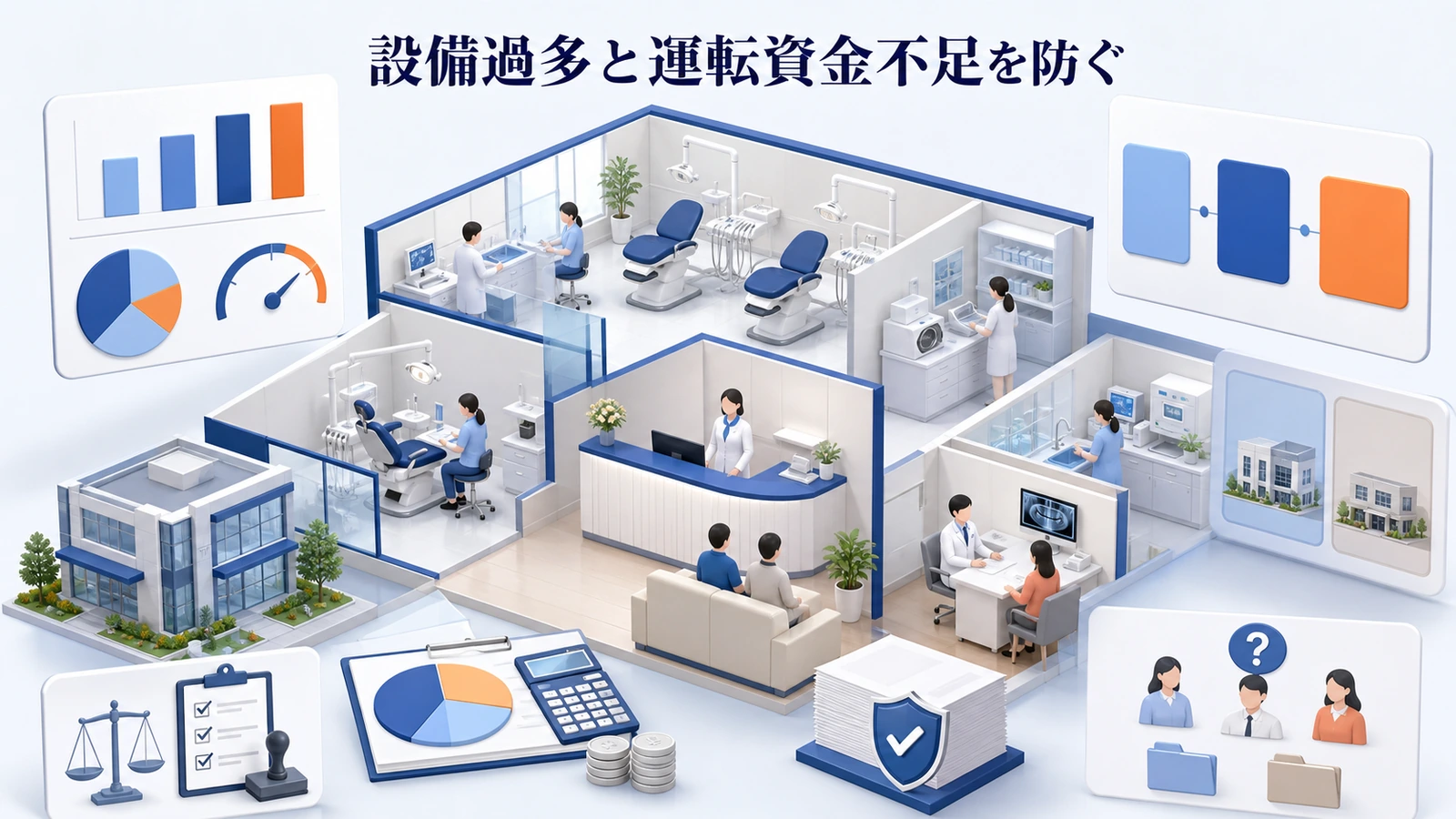 設備過多と運転資金不足を防ぐ