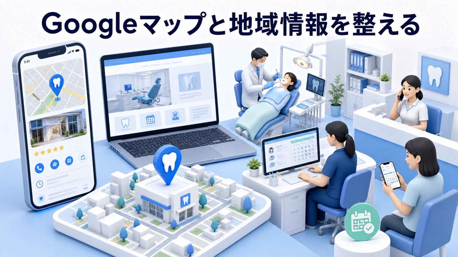 Googleマップと地域情報を整える