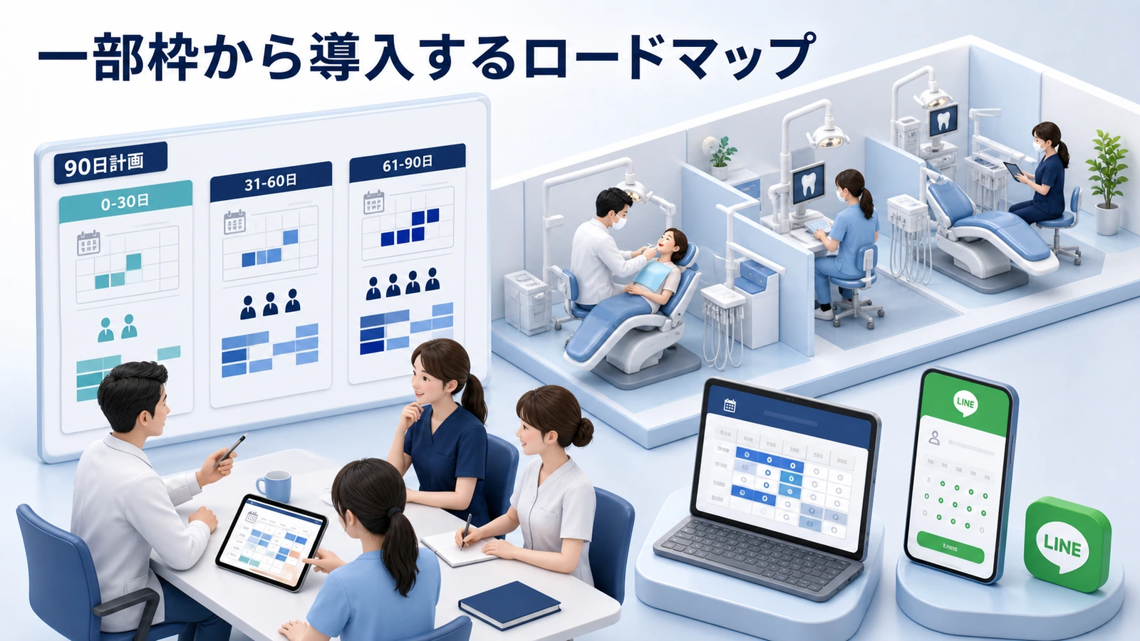 一部枠から導入するロードマップ