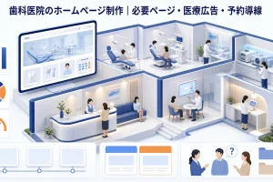 歯科医院のホームページ制作|必要ページ・医療広告・予約導線