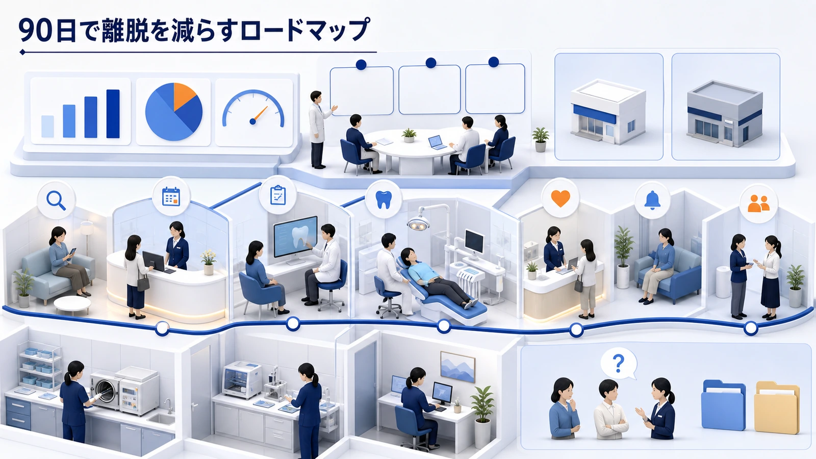 90日で離脱を減らすロードマップ