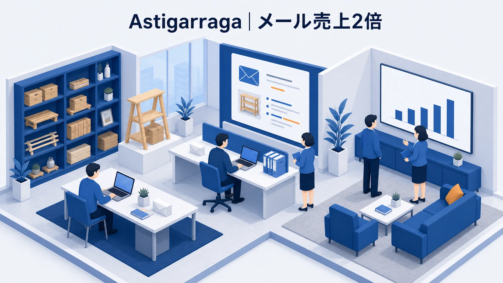 Astigarraga Kit Lineが自動配信でメール経由売上を2倍にした事例イメージ