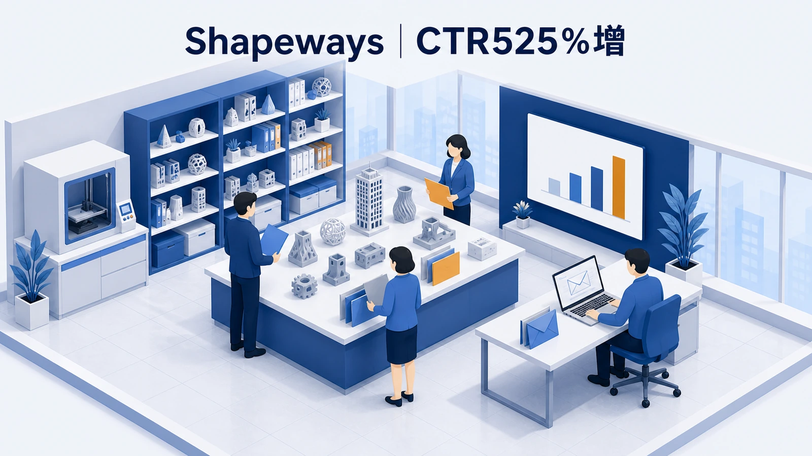 Shapewaysがタグ連動メールでクリック率を最大525%伸ばした事例イメージ