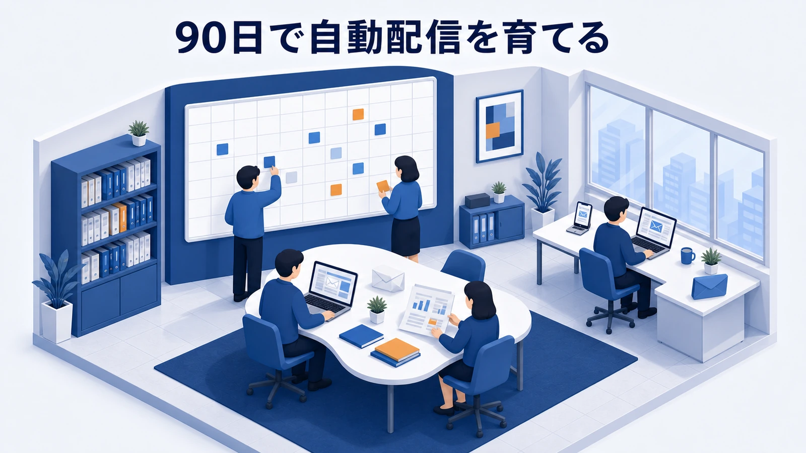 メール自動配信を90日で設計・開始・改善する実行計画