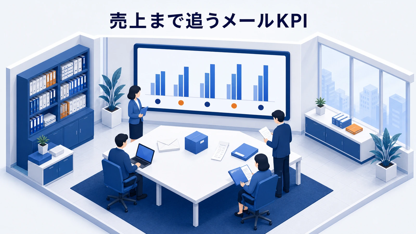 メールの送信・到達・クリック・CVR・売上・継続を追うKPI設計