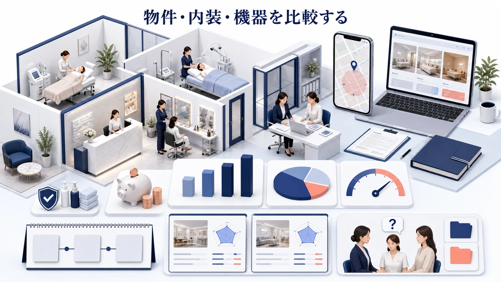 物件・内装・機器を比較する