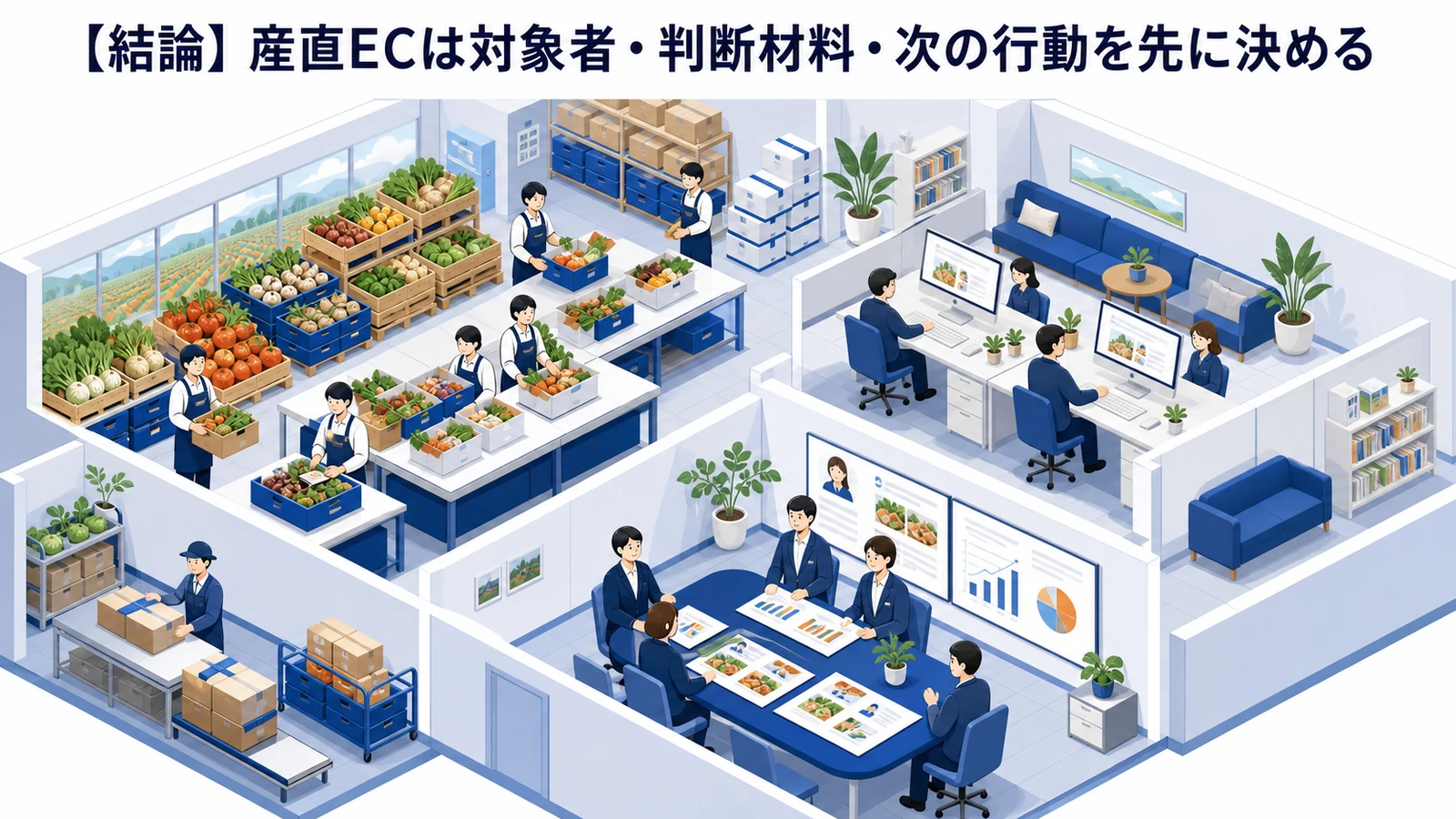【結論】産直ECは対象者・判断材料・次の行動を先に決める
