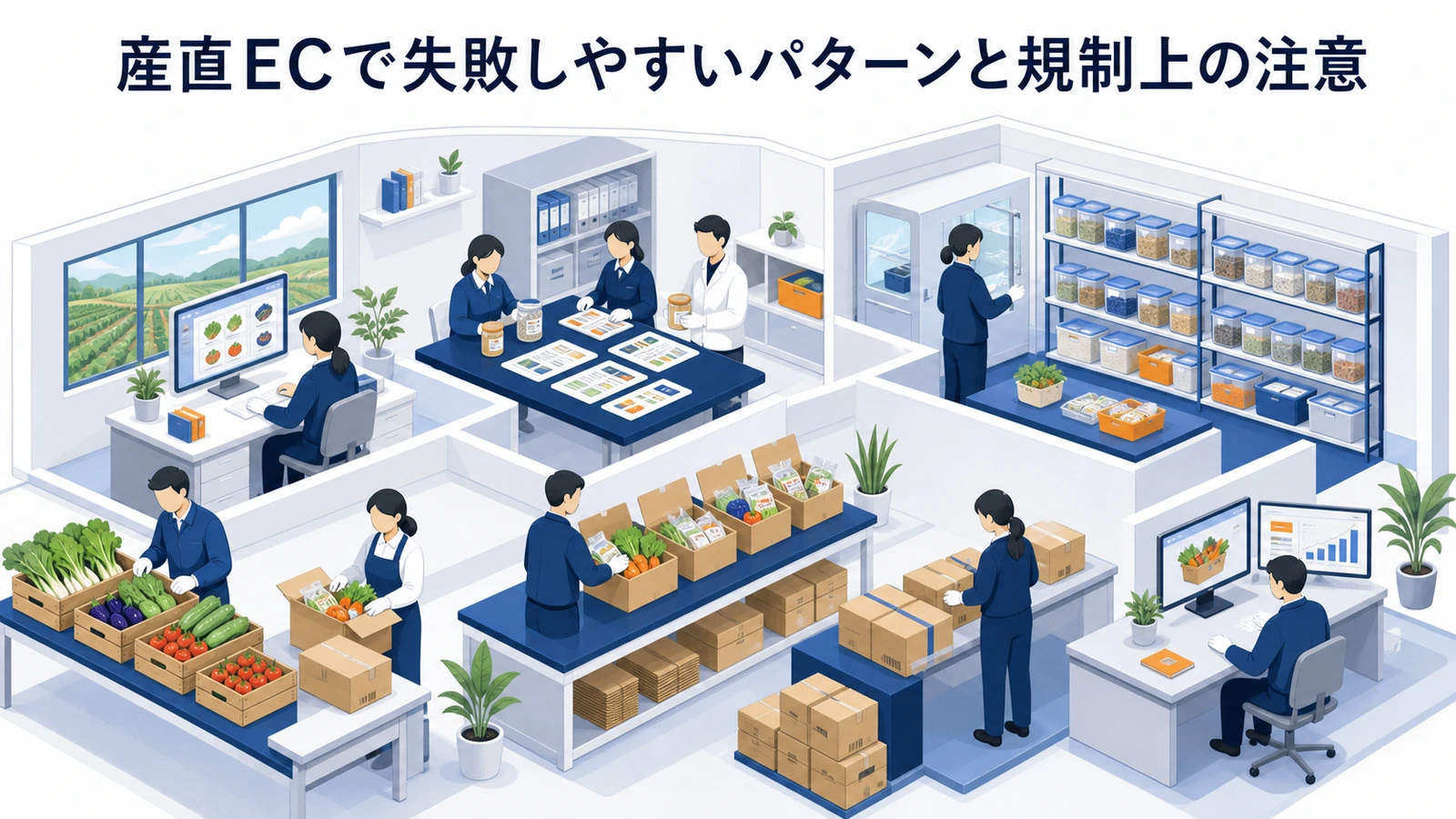産直ECで失敗しやすいパターンと規制上の注意
