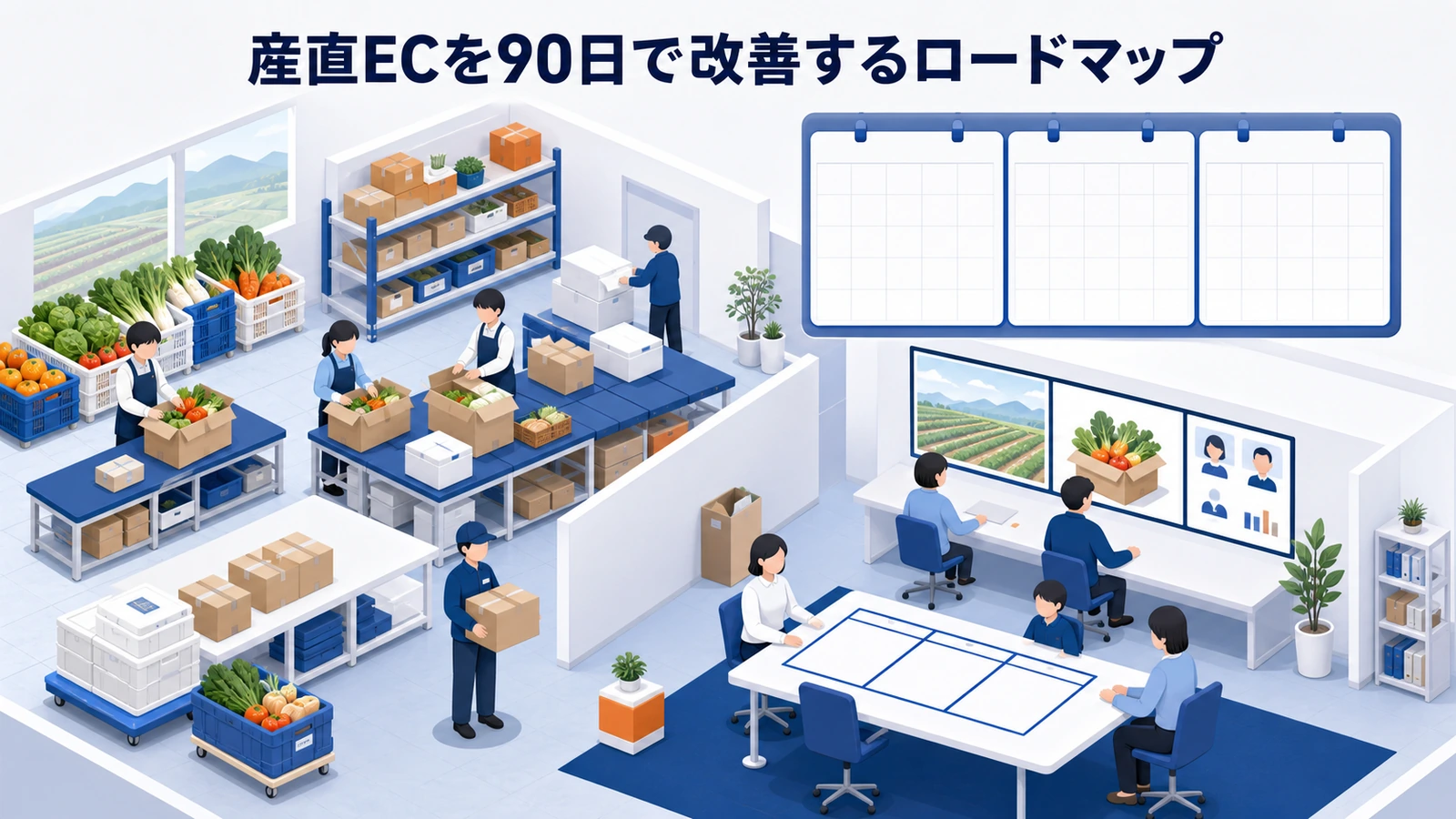 産直ECを90日で改善するロードマップ