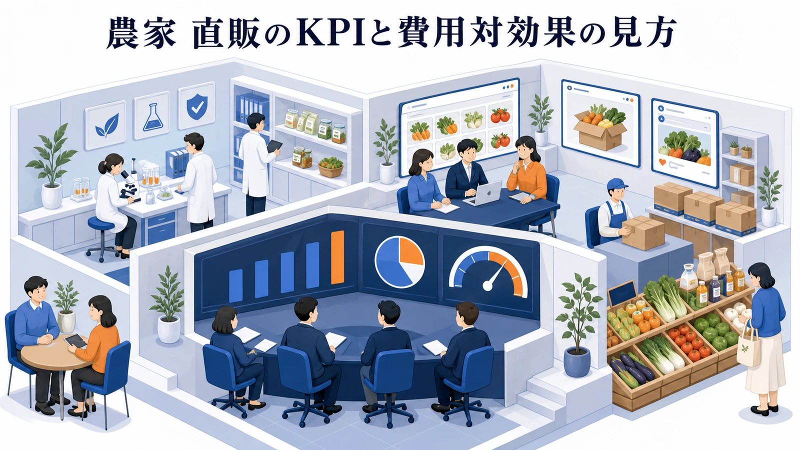 農家 直販のKPIと費用対効果の見方