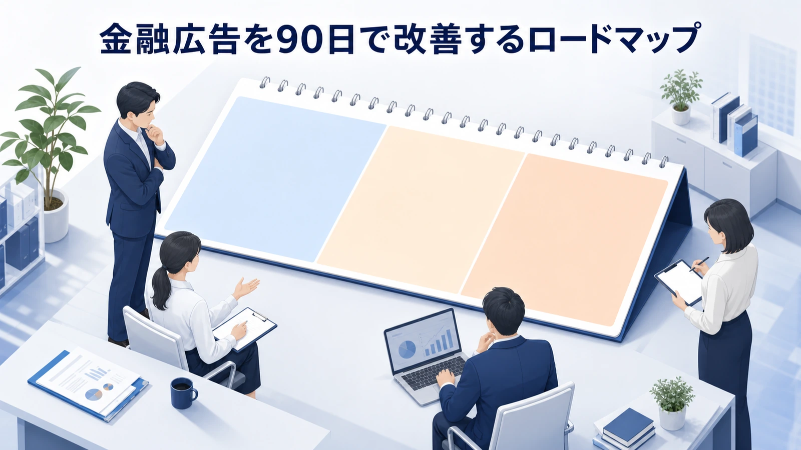 金融広告を90日で改善するロードマップ