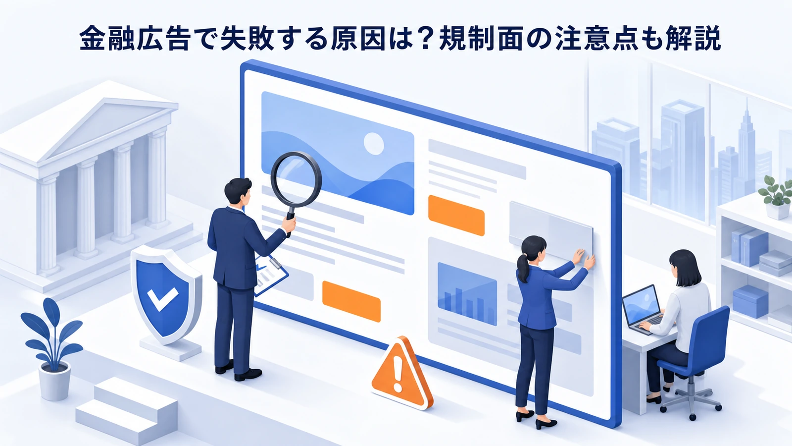 金融広告で失敗する原因は？規制面の注意点も解説