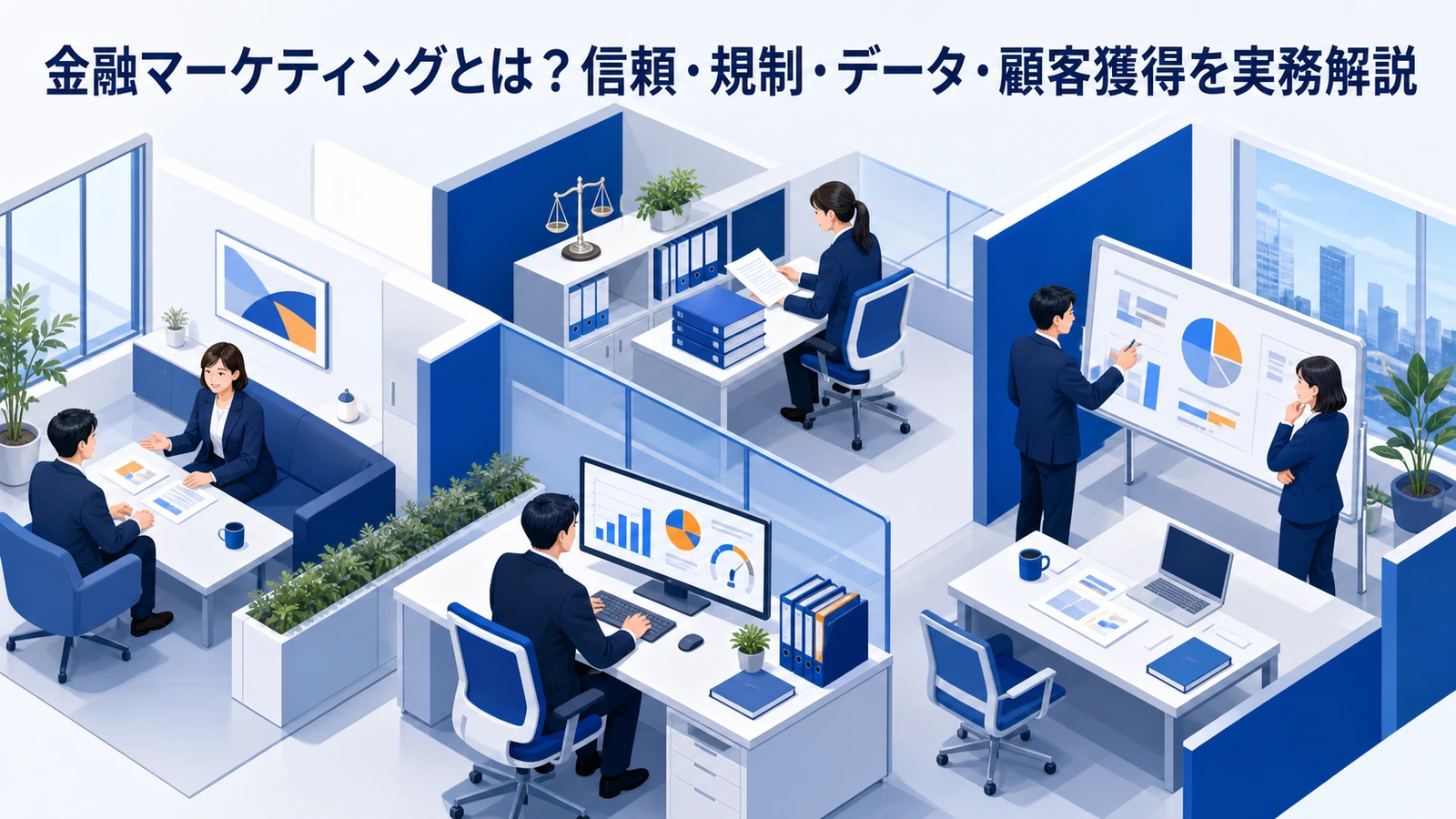 金融マーケティングとは？信頼・規制・データ・顧客獲得を実務解説