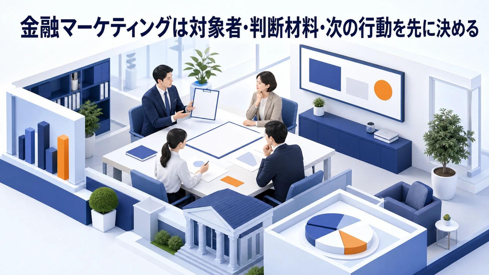 金融マーケティングは対象者・判断材料・次の行動を先に決める