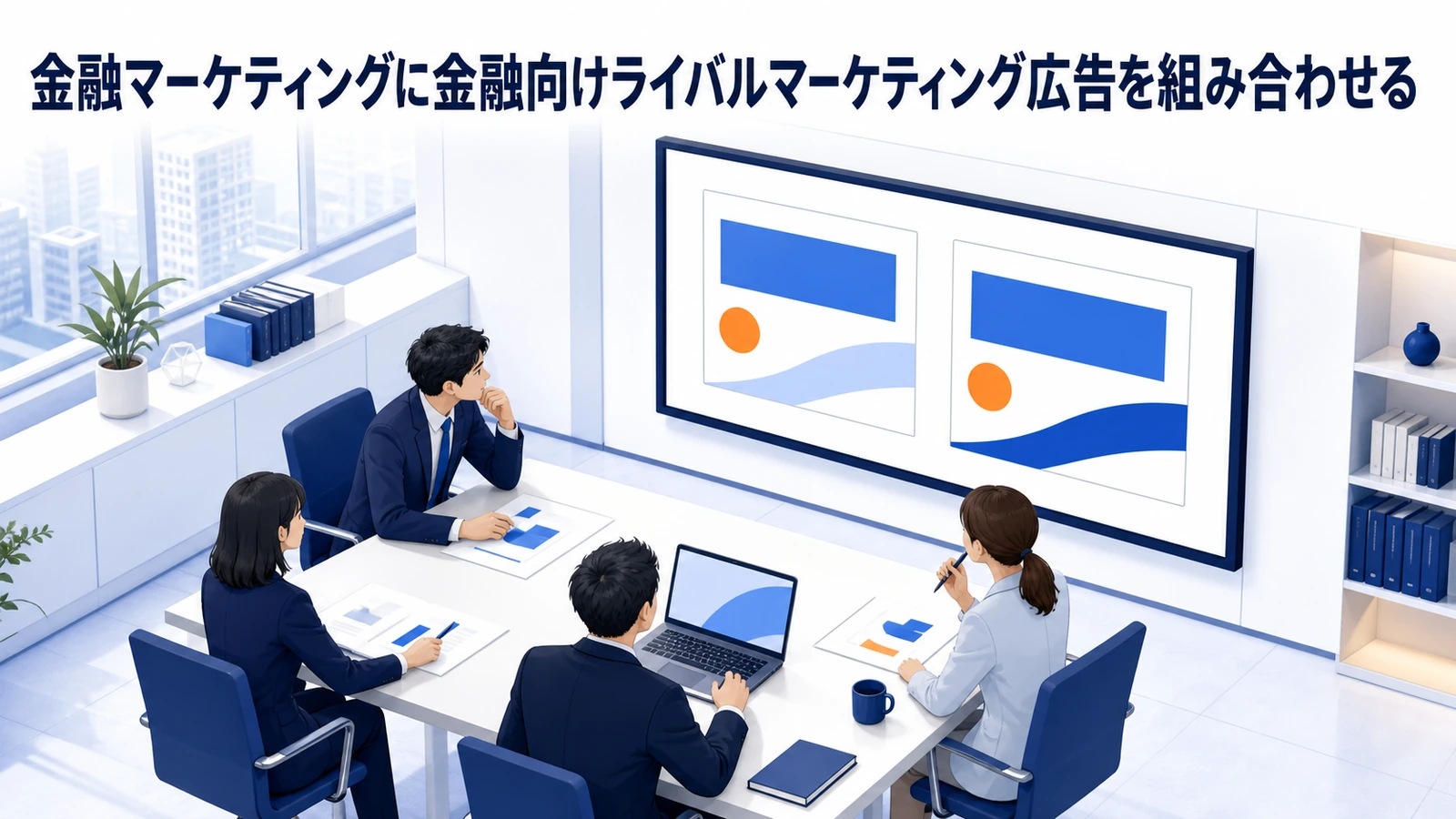 金融マーケティングに金融向けライバルマーケティング広告を組み合わせる