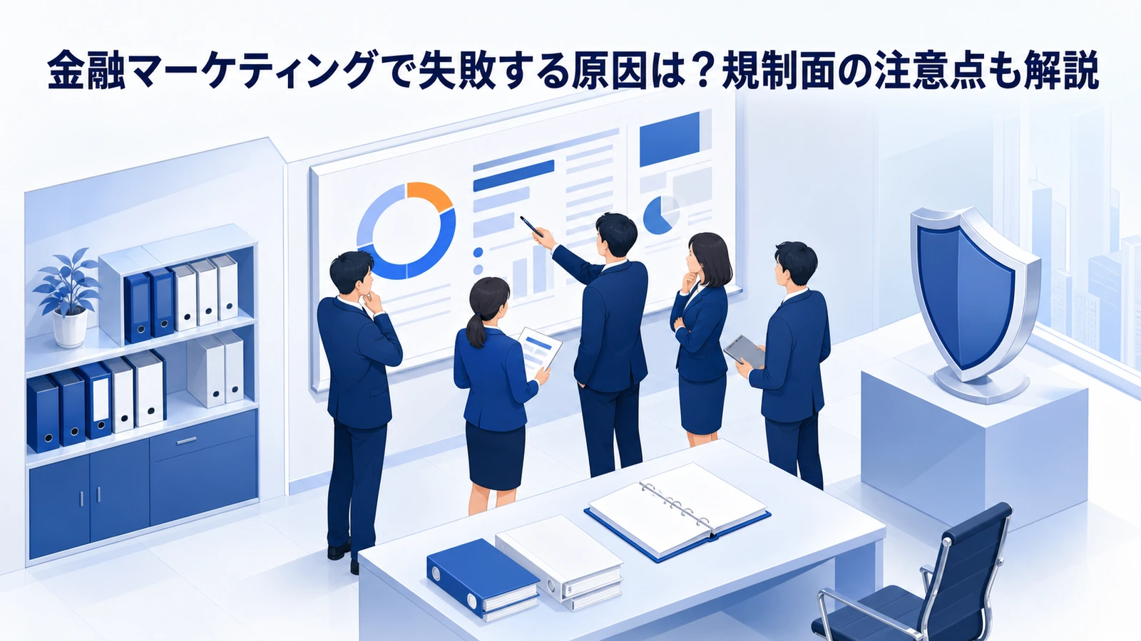 金融マーケティングで失敗する原因は？規制面の注意点も解説