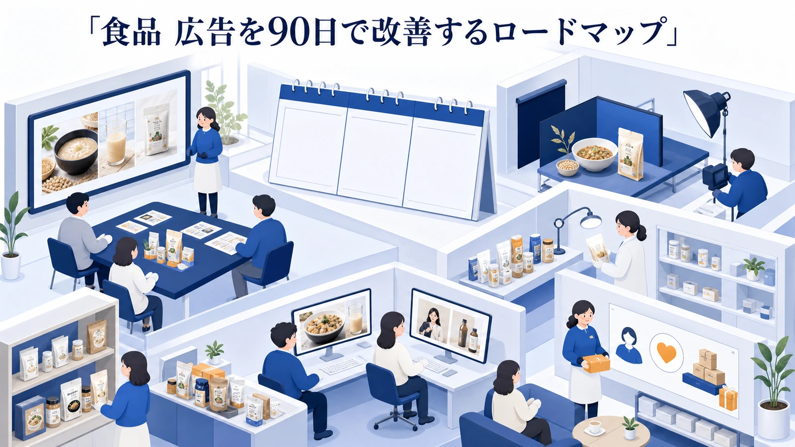 食品 広告を90日で改善するロードマップ