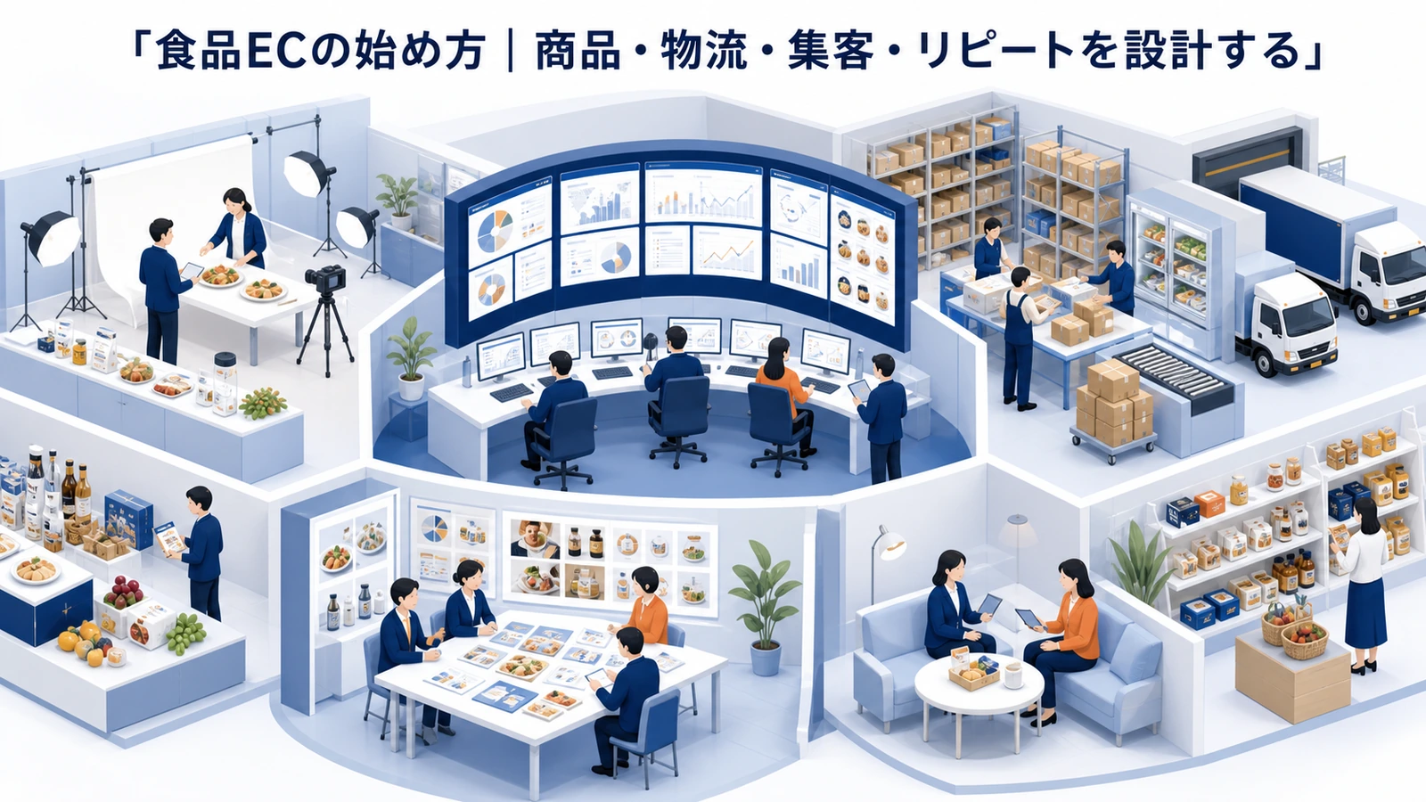 食品ECの始め方｜商品・物流・集客・リピートを設計する