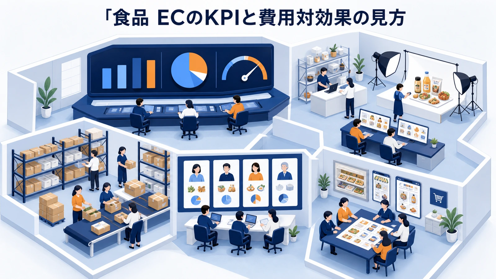 食品 ECのKPIと費用対効果の見方