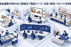 食品通販が売れない原因は？商品ページ・広告・物流・リピートを改善