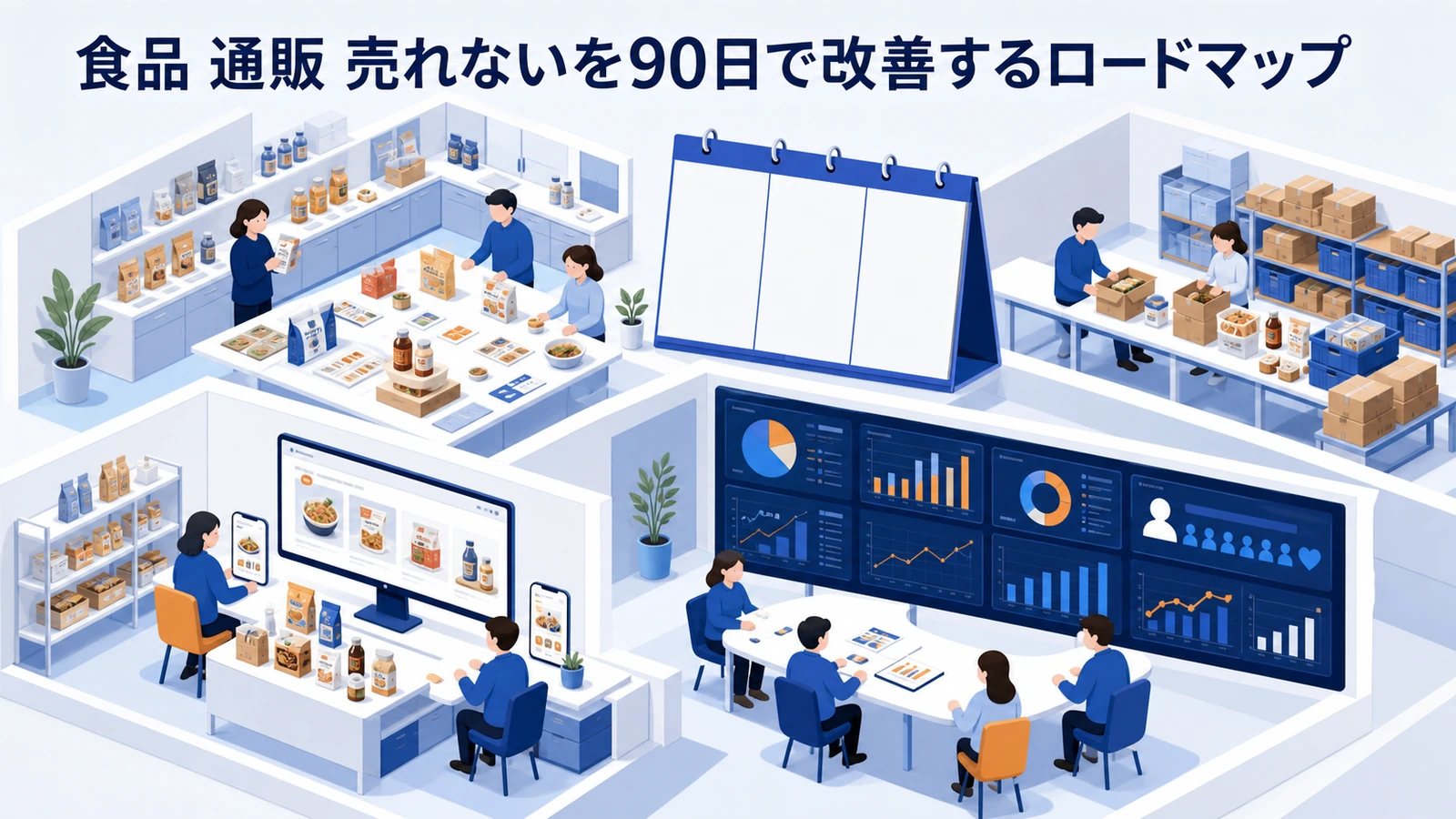 食品 通販 売れないを90日で改善するロードマップ