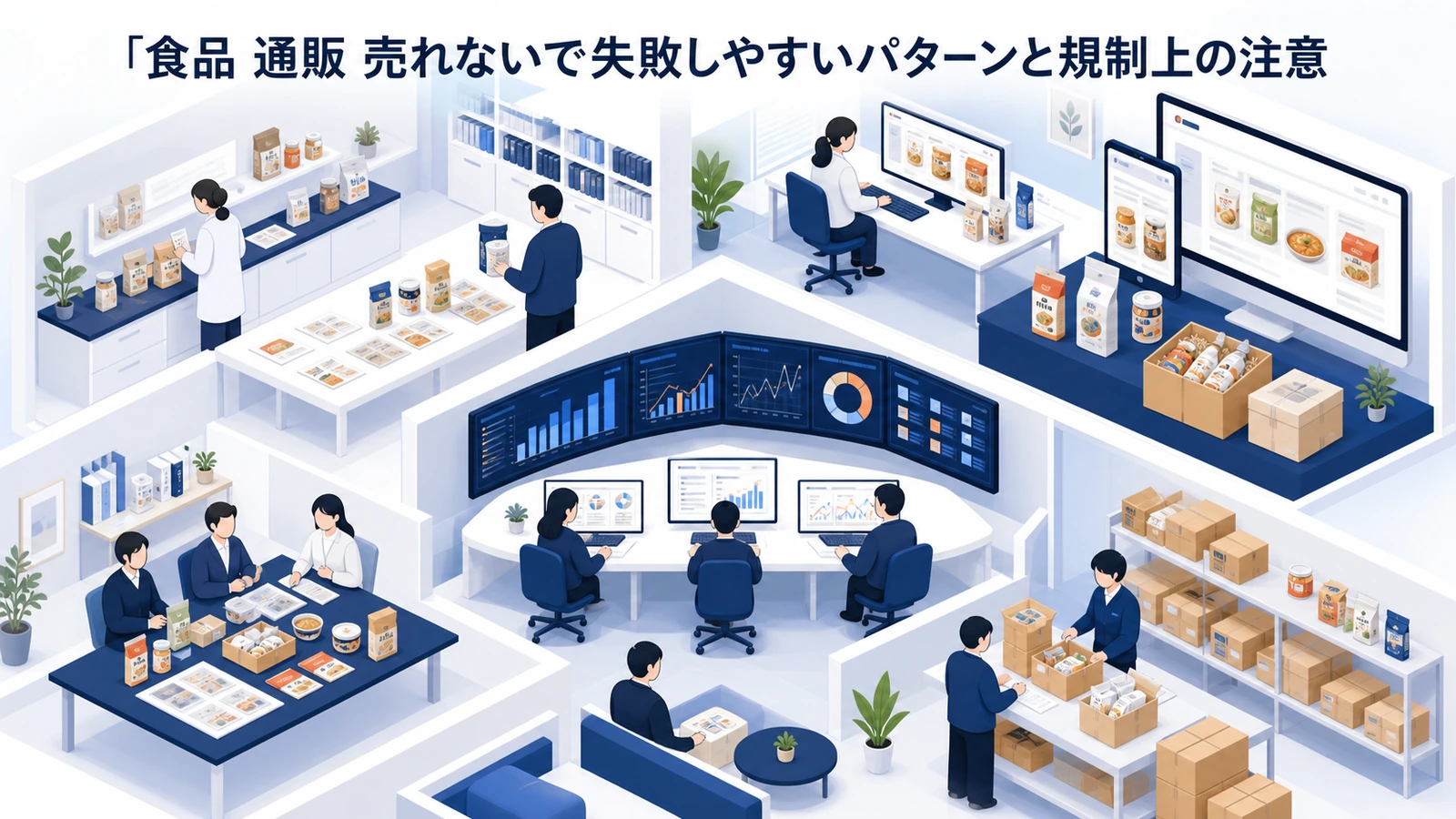 食品 通販 売れないで失敗しやすいパターンと規制上の注意