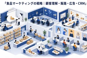 食品マーケティングの戦略｜顧客理解・販路・広告・CRM