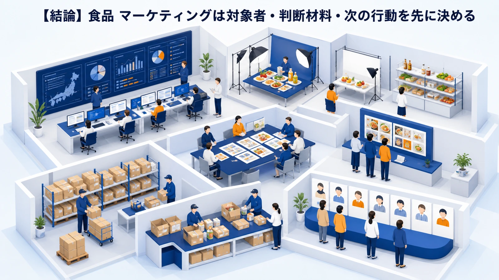【結論】食品 マーケティングは対象者・判断材料・次の行動を先に決める