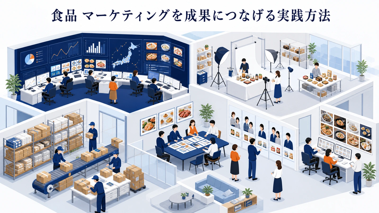 食品 マーケティングを成果につなげる実践方法