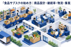 食品サブスクの始め方｜商品設計・継続率・物流・集客
