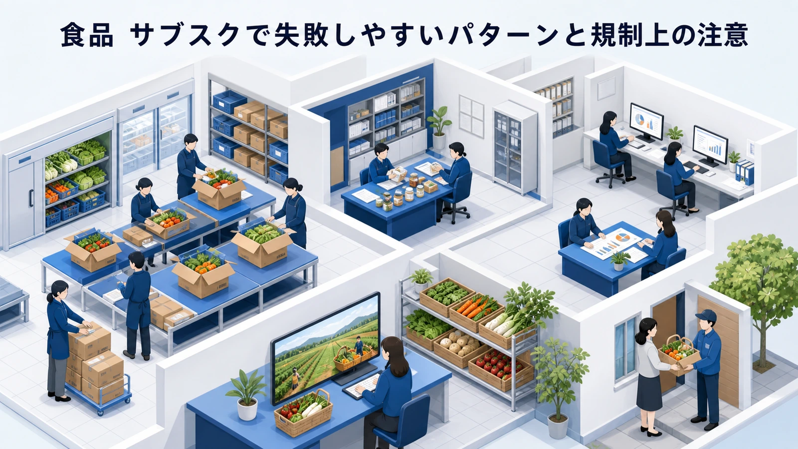 食品 サブスクで失敗しやすいパターンと規制上の注意