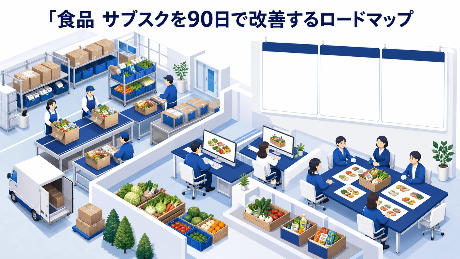 食品 サブスクを90日で改善するロードマップ
