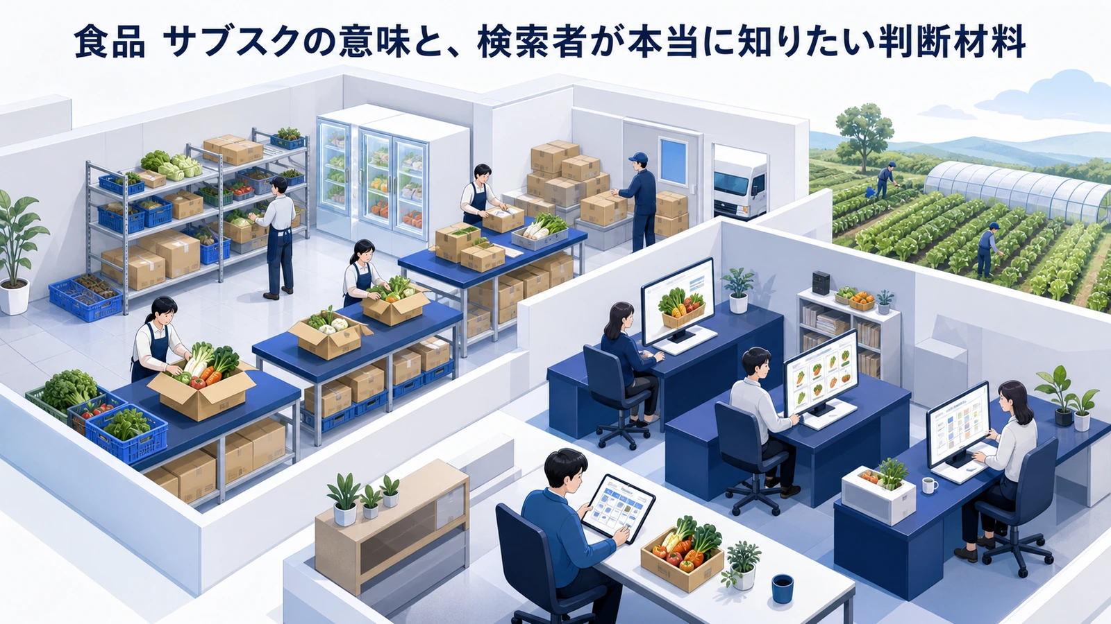 食品 サブスクの意味と、検索者が本当に知りたい判断材料