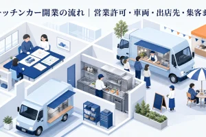 キッチンカー開業の流れ｜営業許可・車両・出店先・集客まで