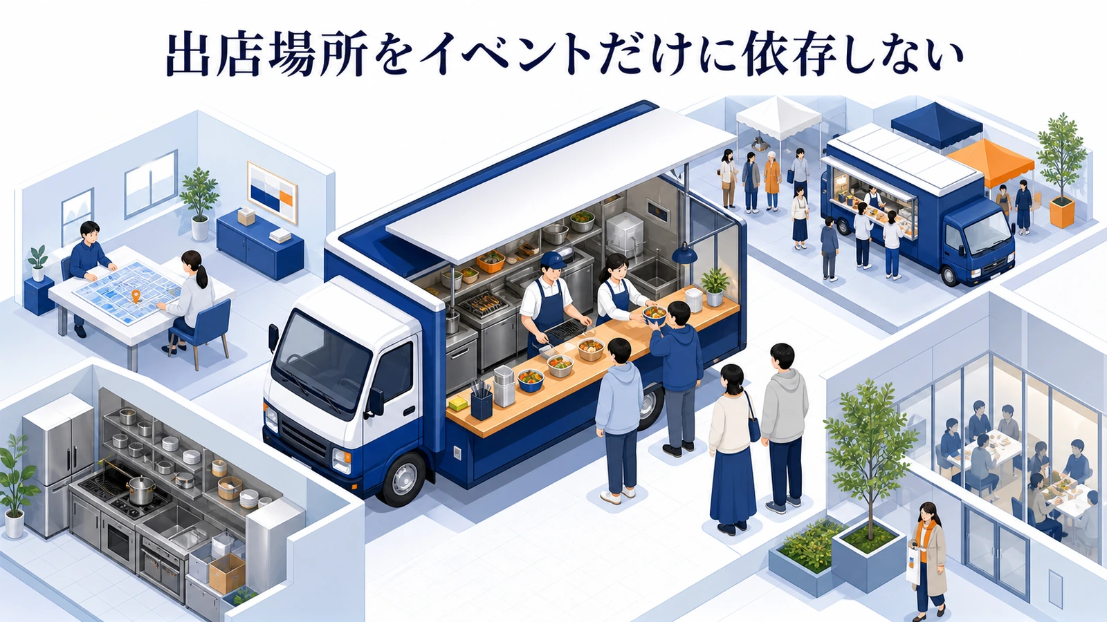 出店場所をイベントだけに依存しない