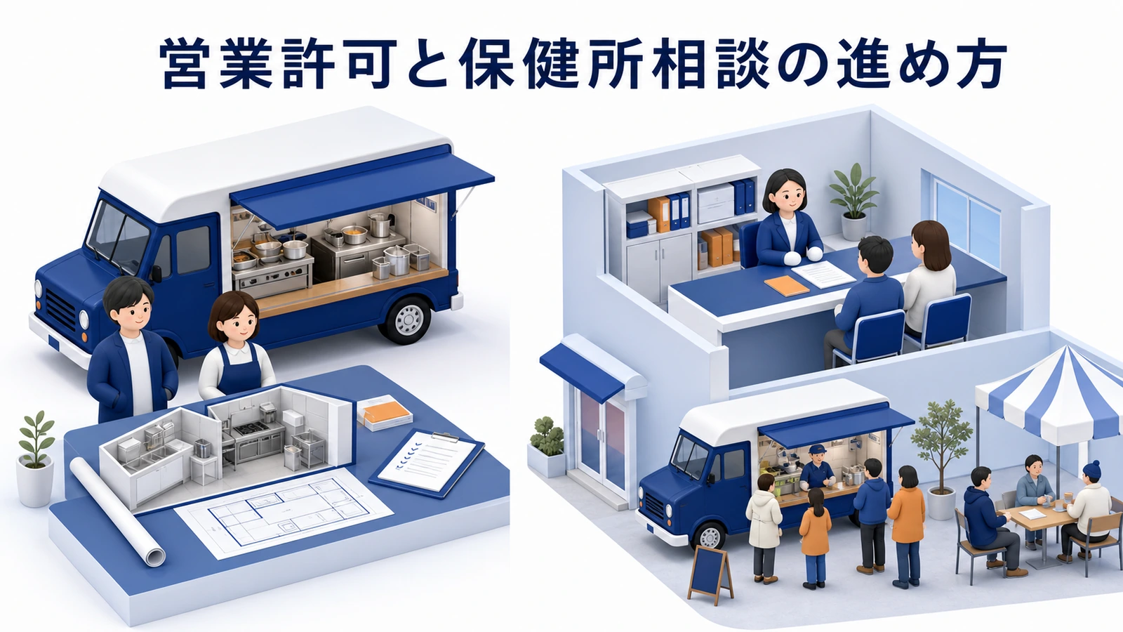営業許可と保健所相談の進め方