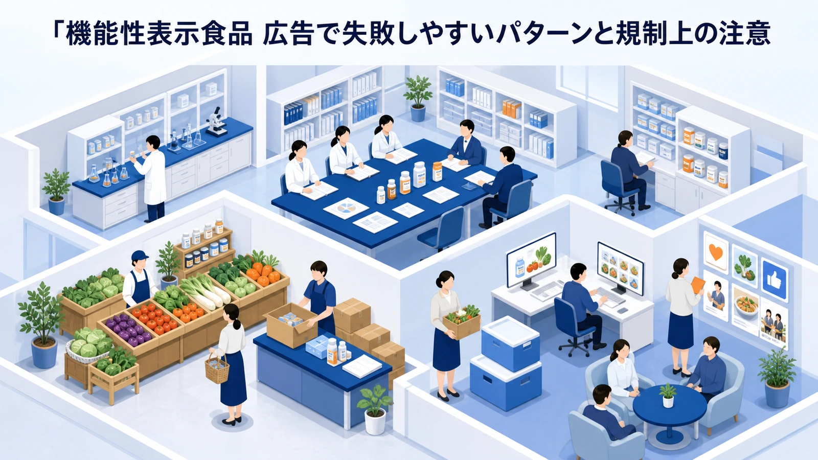 機能性表示食品 広告で失敗しやすいパターンと規制上の注意